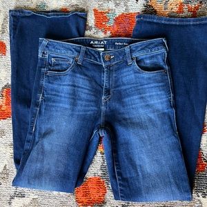 Ariat Flare Jeans Perfect Rise Medium Wash
